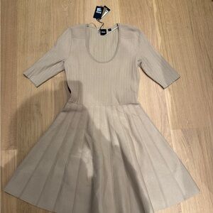 Hugo boss beige Ribbed Dress